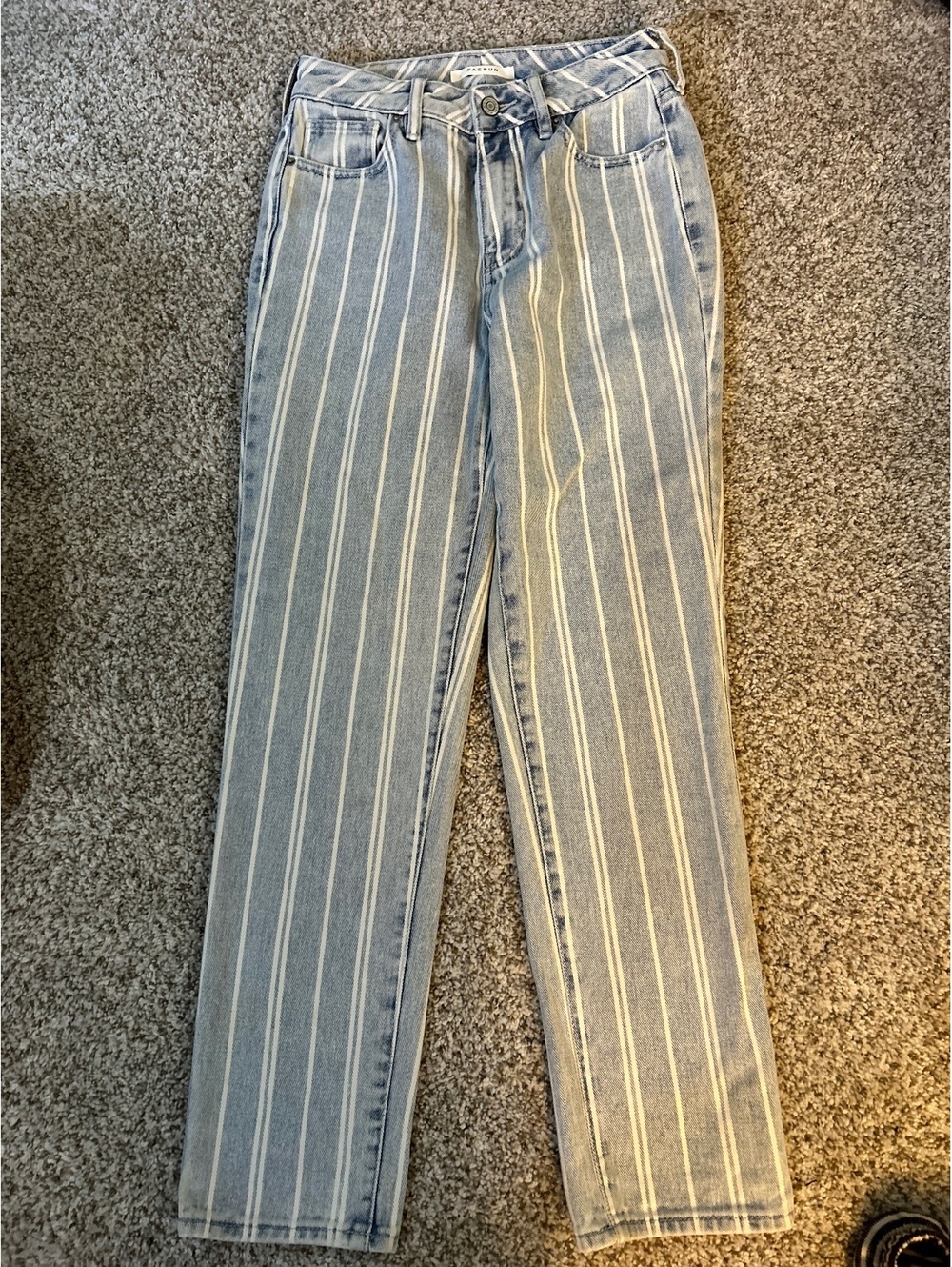 Pacsun Striped Denim Jeans